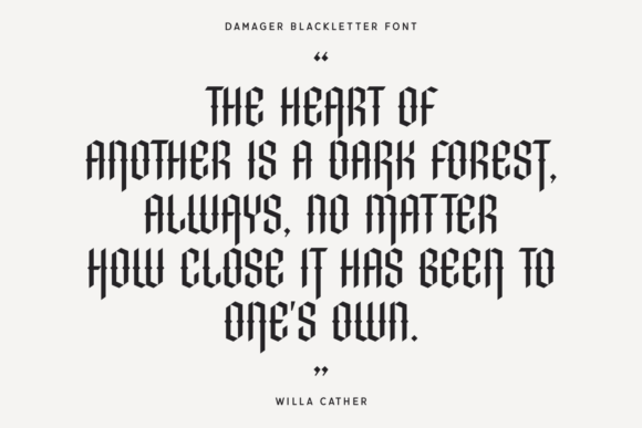 Damager Font - Preview 3