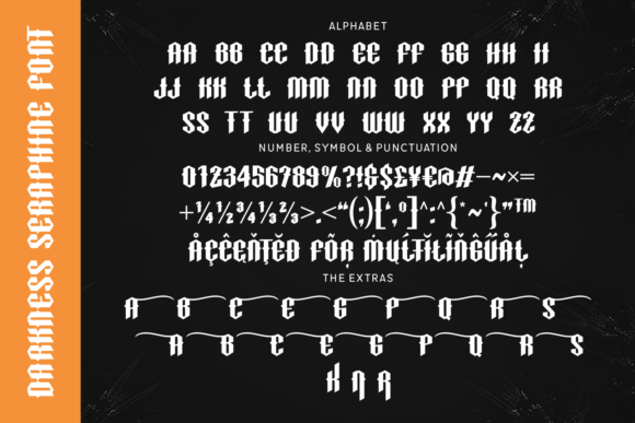 Darkness Seraphine Font - Preview 2