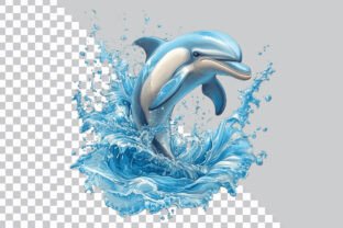 Dolphins Clipart PNG Bundle Graphic by Creationx Space · Creative Fabrica