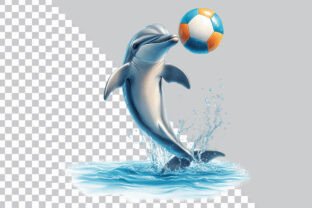 Dolphins Clipart PNG Bundle Graphic by Creationx Space · Creative Fabrica