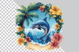 Dolphins Clipart PNG Bundle Graphic by Creationx Space · Creative Fabrica