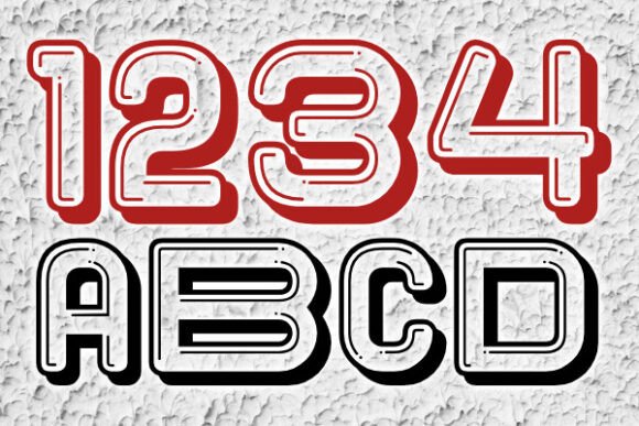 Elastic Letters Font - Preview 1