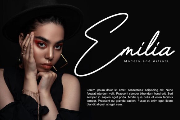 Finley Hamsoly Font PNG with transparent background - Preview 2