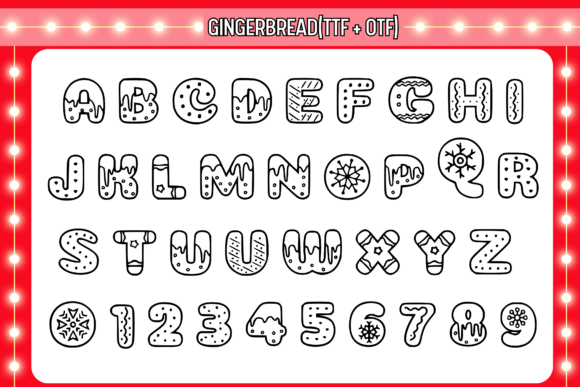 Gingerbread Font - Preview 1