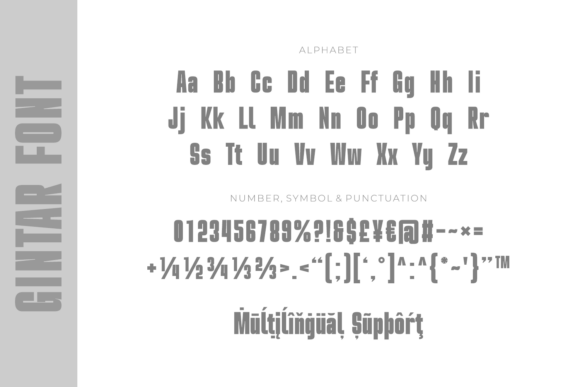 Gintar Font - Preview 1