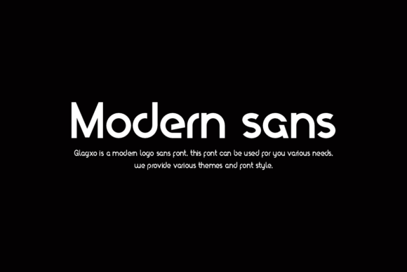 Glagxo Font - Preview 1