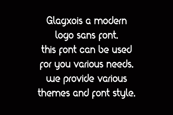 Glagxo Font - Preview 3