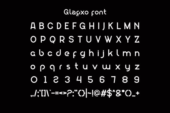 Glagxo Font - Preview 4