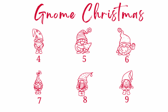 Gnome Christmas Font - Preview 3