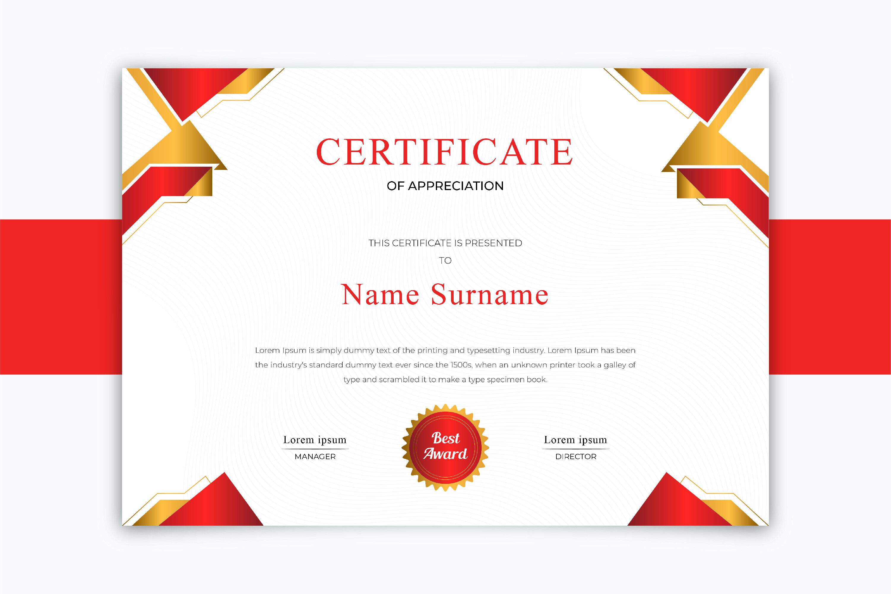Gradient Certificate Template Design Graphic by kamrangd19 · Creative ...