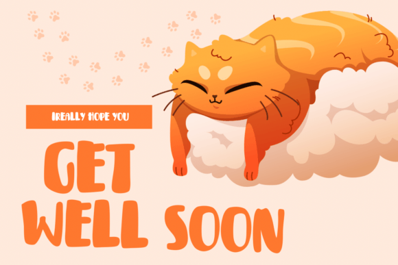 Heart Footprints Font - Preview 4