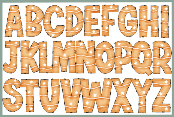 Holly Cute Font PNG with transparent background - Preview 2