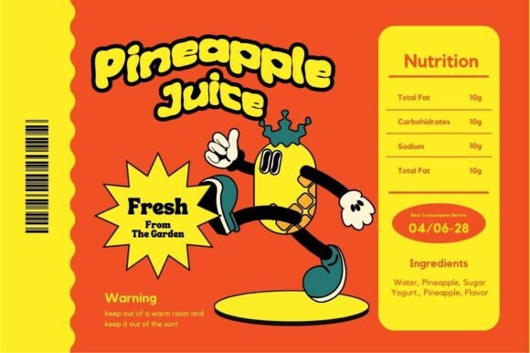 Kuraci Retro Font PNG with transparent background - Preview 3