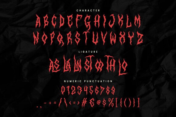 Lorque Font PNG with transparent background - Preview 6