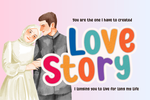 Lucky Story Font font preview - 1