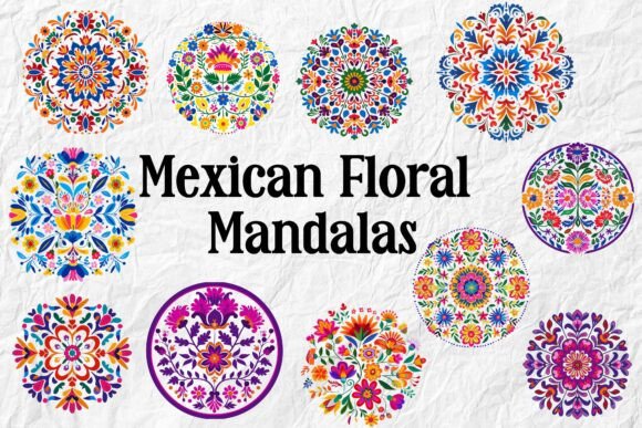 Mexican Floral Mandalas