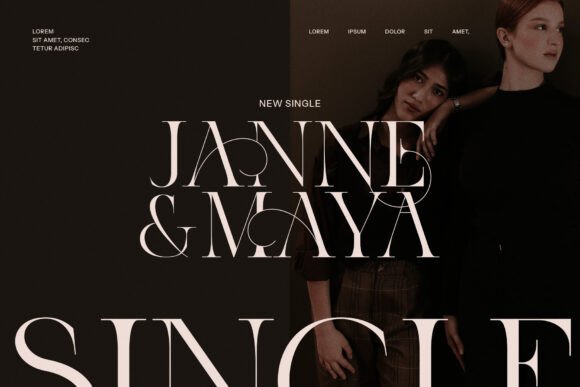 Ranesa Renos Font PNG with transparent background - Preview 2
