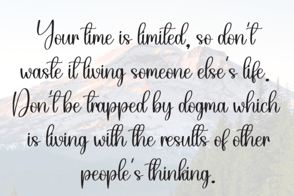 Rustic Beauty Font PNG with transparent background - Preview 5