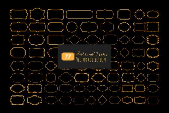 SVG Borders and Frames Collection