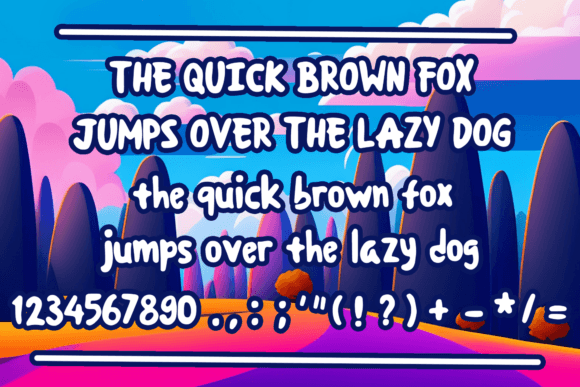Santai Sans Font PNG with transparent background - Preview 3