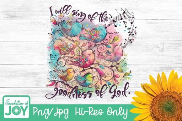 Sing of the goodness of God, Birds png