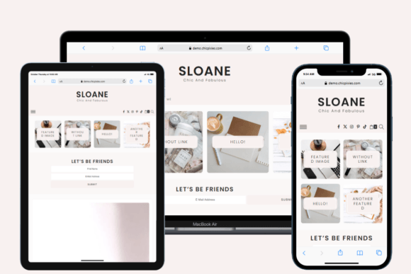 Sloane Feminine WordPress Theme