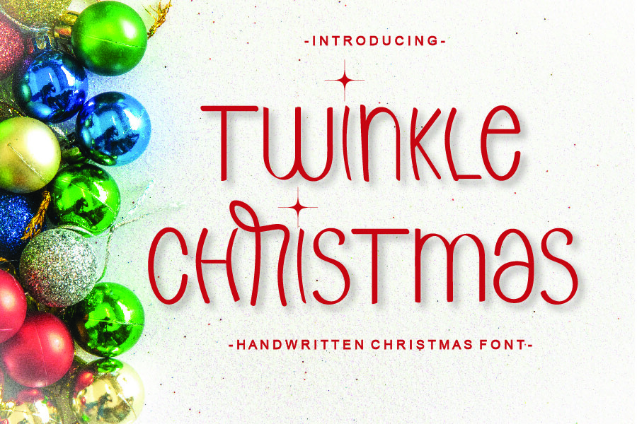 Twinkle Christmas Font - photo 1