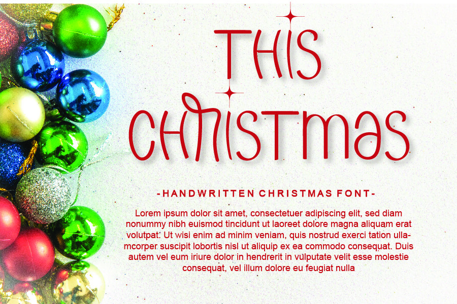 Twinkle Christmas Font - photo 3
