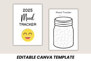 2025 Mood Tracker Canva Template Graphic by DIGITAL PRINT BOX ...