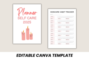 2025 Self Care Planner Canva Template Graphic by DIGITAL PRINT BOX ...