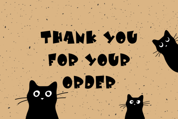 Cat Ornaments Font - Preview 5