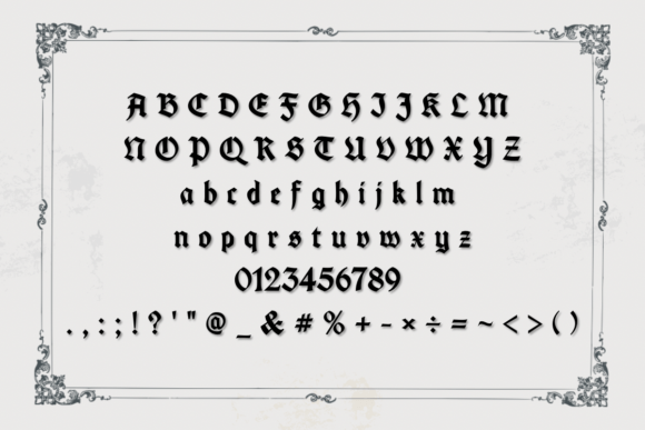 Dark Ink Font - Preview 1