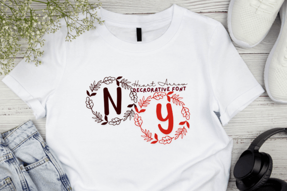 Foliage Autumn Font PNG with transparent background - Preview 2