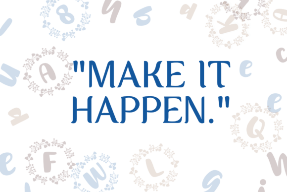 Foliage Winter Font - Preview 3