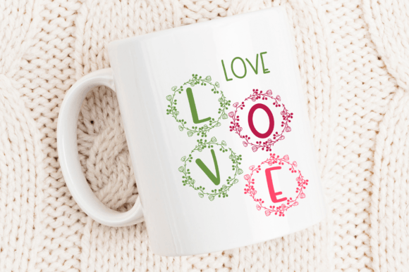 Garland Spring Font PNG with transparent background - Preview 6