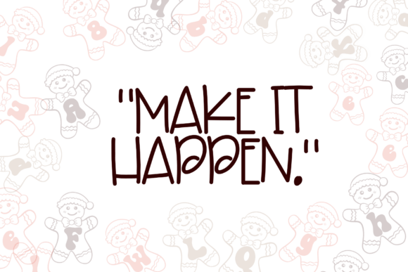 Gingerbread Font - Preview 5