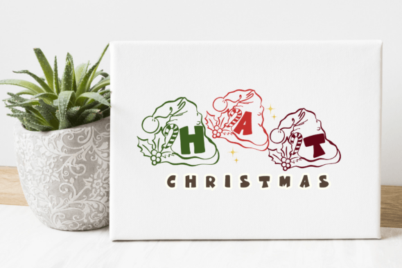 Hat Christmas Font - Preview 2