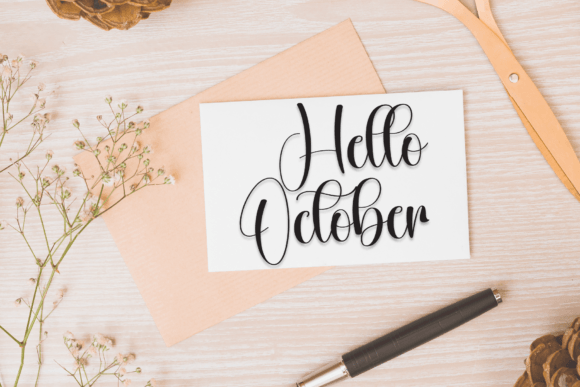 Hey Daisy Font PNG with transparent background - Preview 4