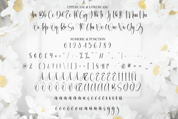 Hey Daisy Font PNG with transparent background - Preview 6