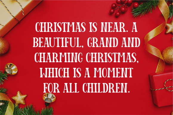 Luxury Merry Font PNG with transparent background - Preview 3