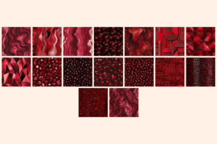 Wonderful Red Seamless Digital Papers Graphic by Wonders Artist ...