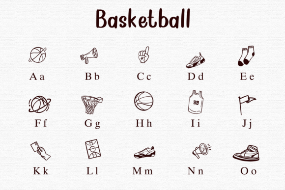 Basketball Font - Preview 1