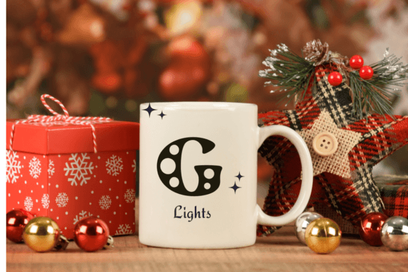 Christmas Lights Font - Preview 5