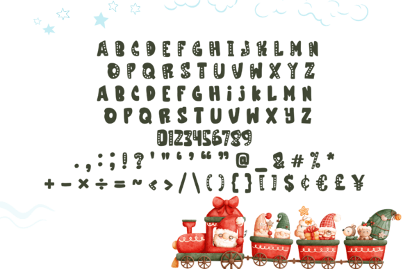 Christmas Winter Font - Preview 1