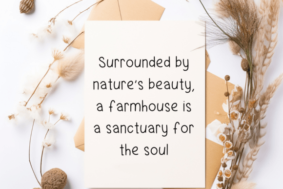 Farmhouse Font - Preview 1