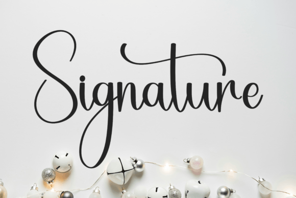 February Christmas Font - Preview 6