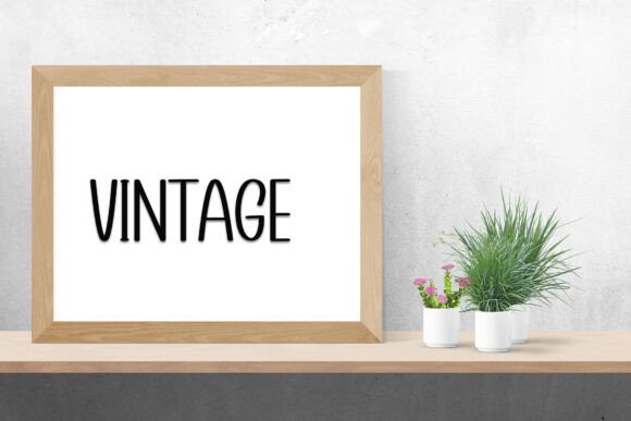 Frames Font - Preview 1