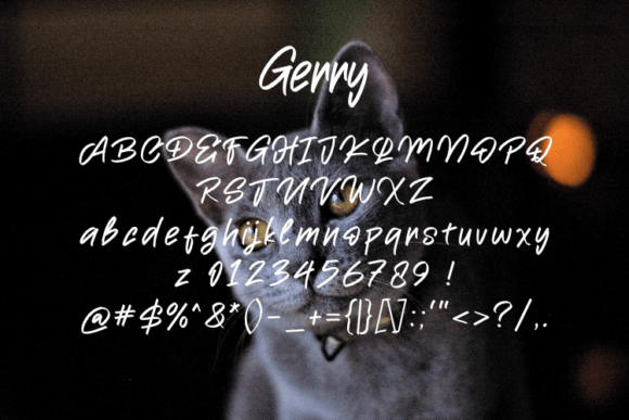 Gerry Font - Preview 1