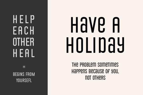 Seasonal Nature Font PNG with transparent background - Preview 2