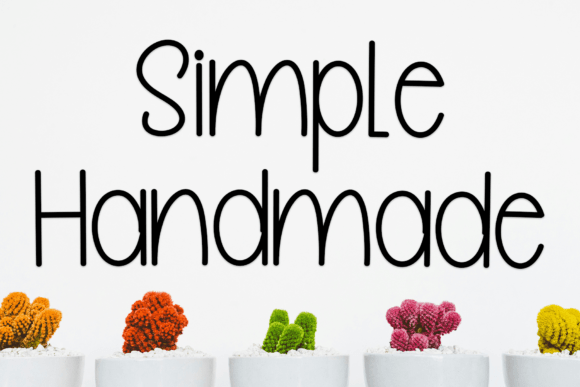 Simple Antumn Font PNG with transparent background - Preview 3